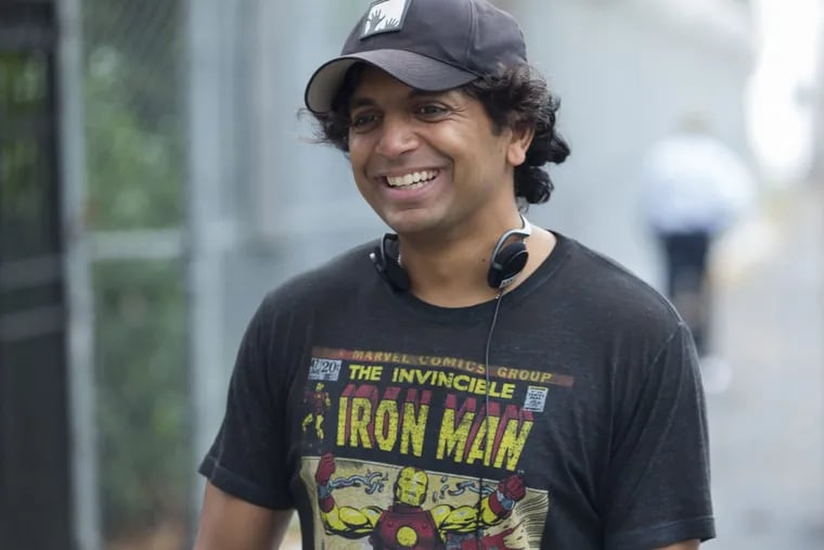 Writer/director/producer M. NIGHT SHYAMALAN returns to the captivating grip of ”The Sixth Sense,” “Unbreakable,” and ”Signs” with ”Split,” an original film that delves into the mysterious recesses of one man’s (James McAvoy) fractured, gifted mind. (Photo Credit: John Baer / Universal Studios)