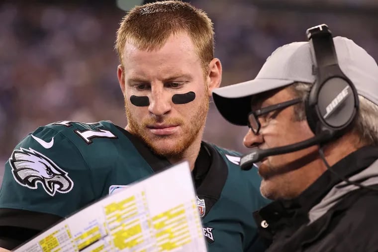 Doug Pederson and Carson Wentz are reading from the same script, but do they see the risks and rewards the same way?
