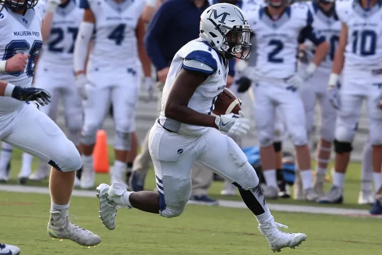 Malvern Prep running back O’Shaan Allison, is primed for a big senior campaign after missing most of last season due to injuries. The 5-foot-9, 200-pounder has committed to play at Ohio University.