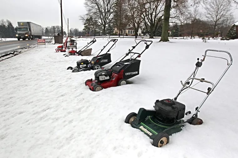 Winter is a good time to do maintenance on your lawn mower, so it's ready for spring.