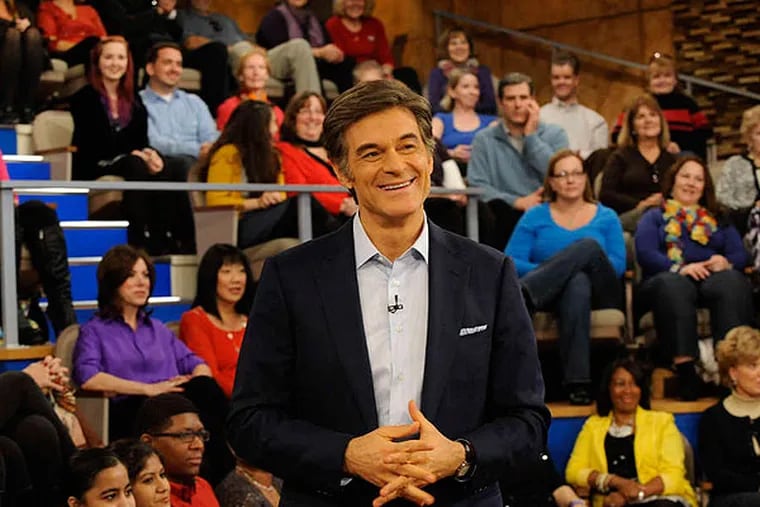 Mehmet Oz, distinguished cardiothoracic surgeon and TV personality, in an episode of his syndicated program &quot;The Dr. Oz Show.&quot;