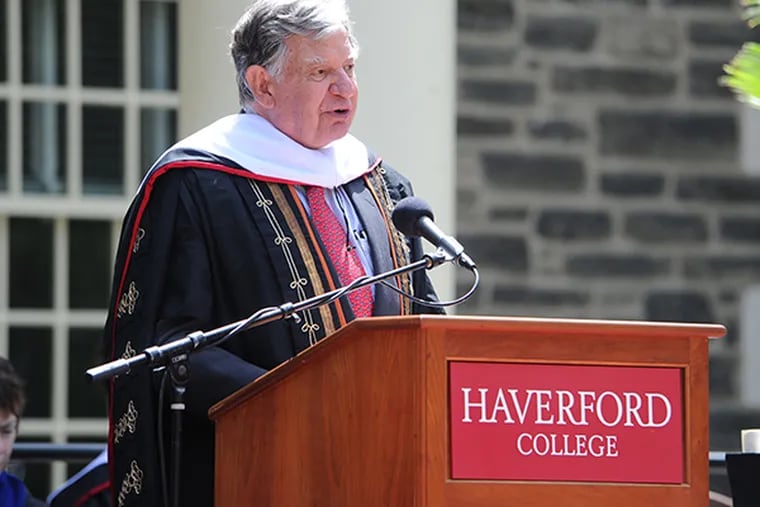 William G. Bowen, former president of Princeton and a commencement speaker at Haverford College, called student protestors' approach both "immature" and "arrogant" and the subsequent withdrawal of Robert J. Birgeneau, former chancellor of the University of California Berkeley, a "defeat" for the Quaker college and its ideals.