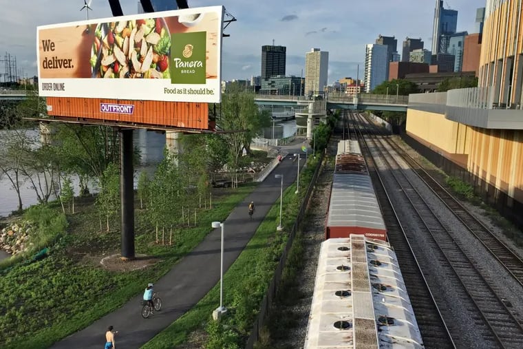 Councilman Curtis Jones Jr. was pushing for legislation that would move a billboard from Center City's Schuylkill waterfront to a site along the river in Fairmount Park.