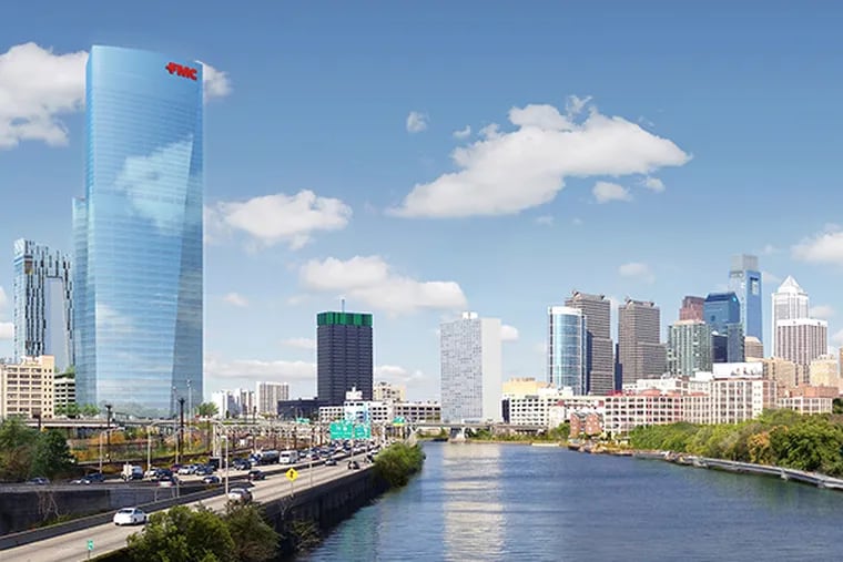 Groundbreaking for the 49-story, $385 million FMC Tower is set for Wednesday. Completion is expected by mid-2016. Rendering by Pelli Clarke Pelli Architects