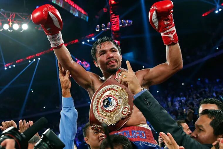 Manny Pacquiao reportedly owes the IRS more than $18 million. (Associated Press)