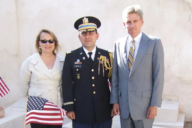Ambassador Chris Stevens with members of the embassy staff in Libya on Memorial Day. (U.S. State Department)
