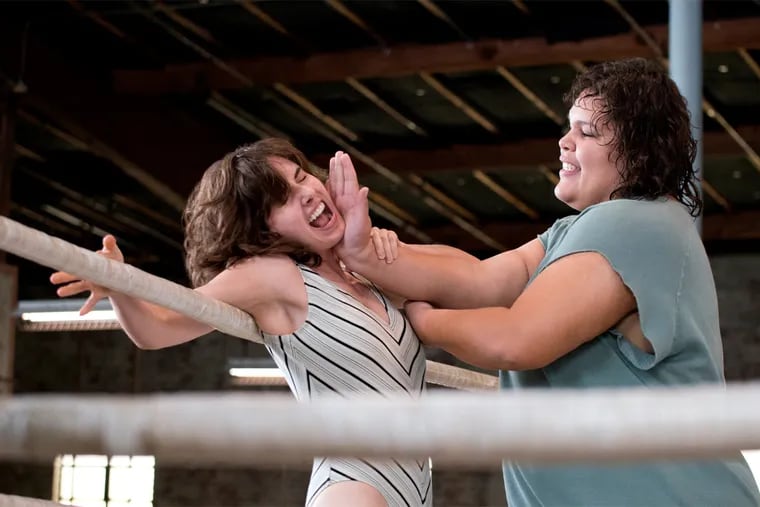 Alison Brie as Ruth Wilder learns what it takes to become a female wrestler in Netflix's new comedy 'GLOW.'