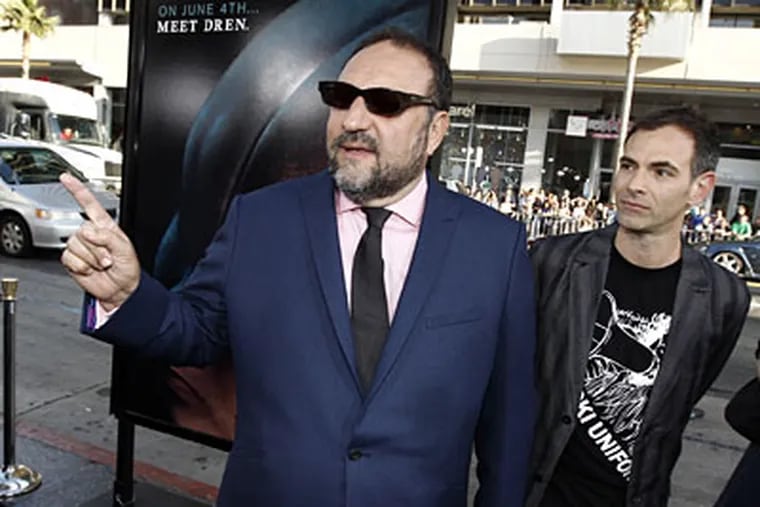 Producer Joel Silver (left) and director Vincenzo Natali at the "Splice" premiere. Silver bought the film after seeing it at the Sundance festival.