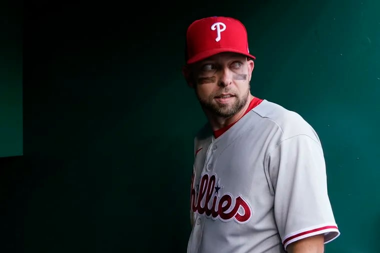 Phillies infielder Drew Ellis hit two home runs in an 11-3 rout of the Nationals on Sunday.
