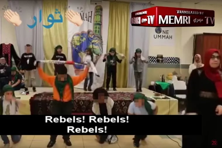 A screenshot of the video uploaded and translated by the Middle East Media Research Institute.
