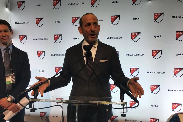 Major League Soccer commissioner Don Garber said he was impressed by how much attention the Union got for trading away all their draft picks.