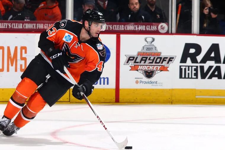 T.J. Brennan, a South Jersey native, joined the Flyers on Wednesday.