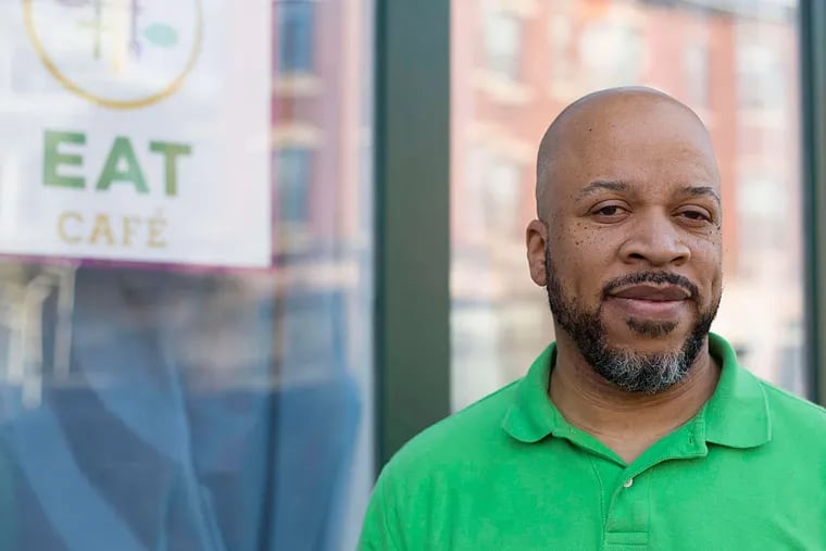 Donnell Jones-Craven, chef and general manager of EAT Cafe, says he expects it to open in June. The intimate Lancaster Avenue cafe will operate on a suggested pricing menu and will host artistic endeavors.