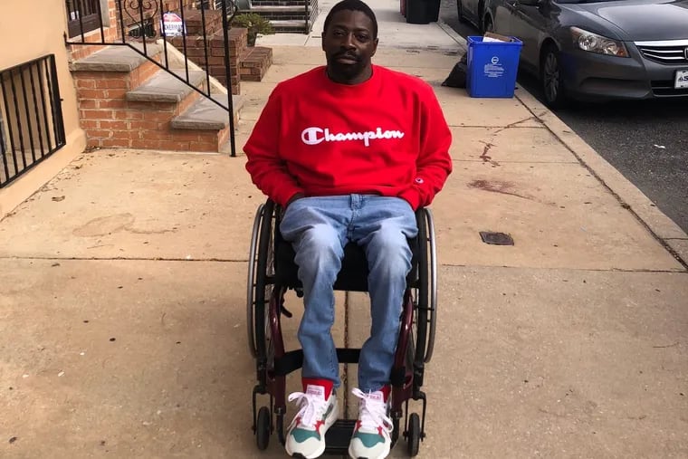 John Muldrow was shot and paralyzed in 1999. Before he was able to get help from a city program, he dragged himself, and his wheelchair, up and down the stairs of his South Philadelphia home.