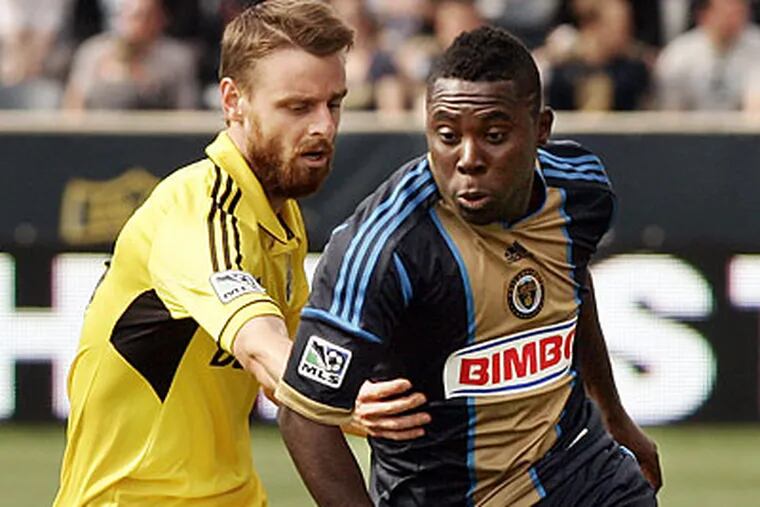 Freddy Adu scored the only goal in the Union's 1-0 win at Chivas USA. (Tom Mihalek/AP file photo)