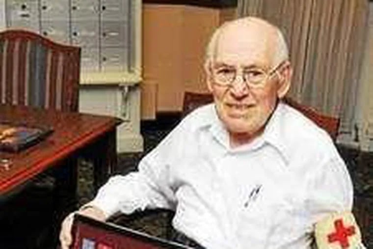 Dr. Frank L. Miller with his World War II medals, as seen in a Nov. 29, 2012 photo.