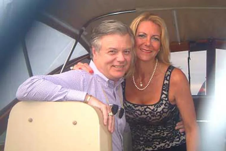 The prosecution introduced this photo, taken during the time that Dorothy Egrie-Wilcox (right) was dating Vincent Fumo, as part of an exhibit in the case against the former state senator.