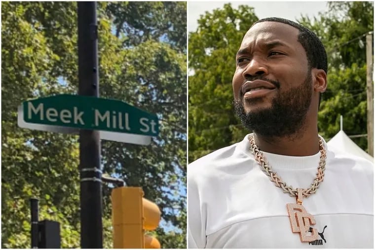 Meek Mill Street on Hamilton and the Parkway is named after the Philly rapper.