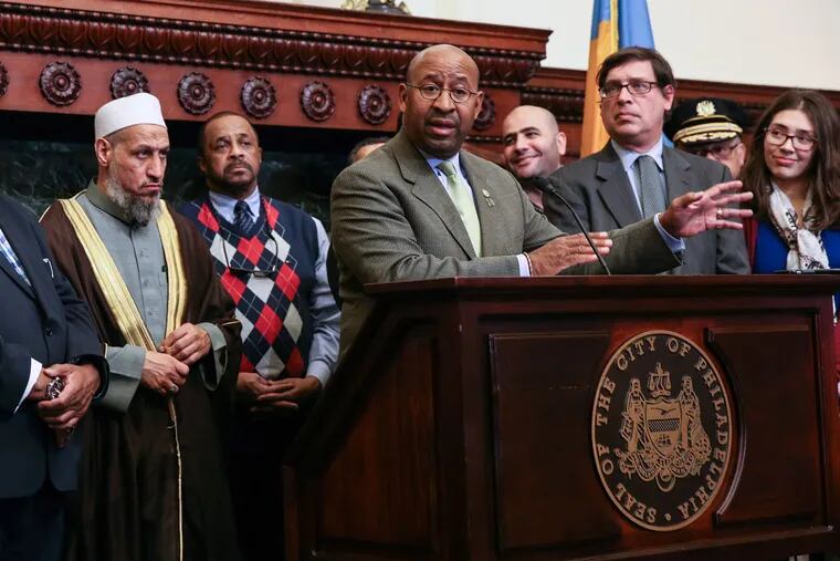Mayor Nutter joins religious leaders to condemn vandals who tossed a pig’s head at a Philadelphia mosque.