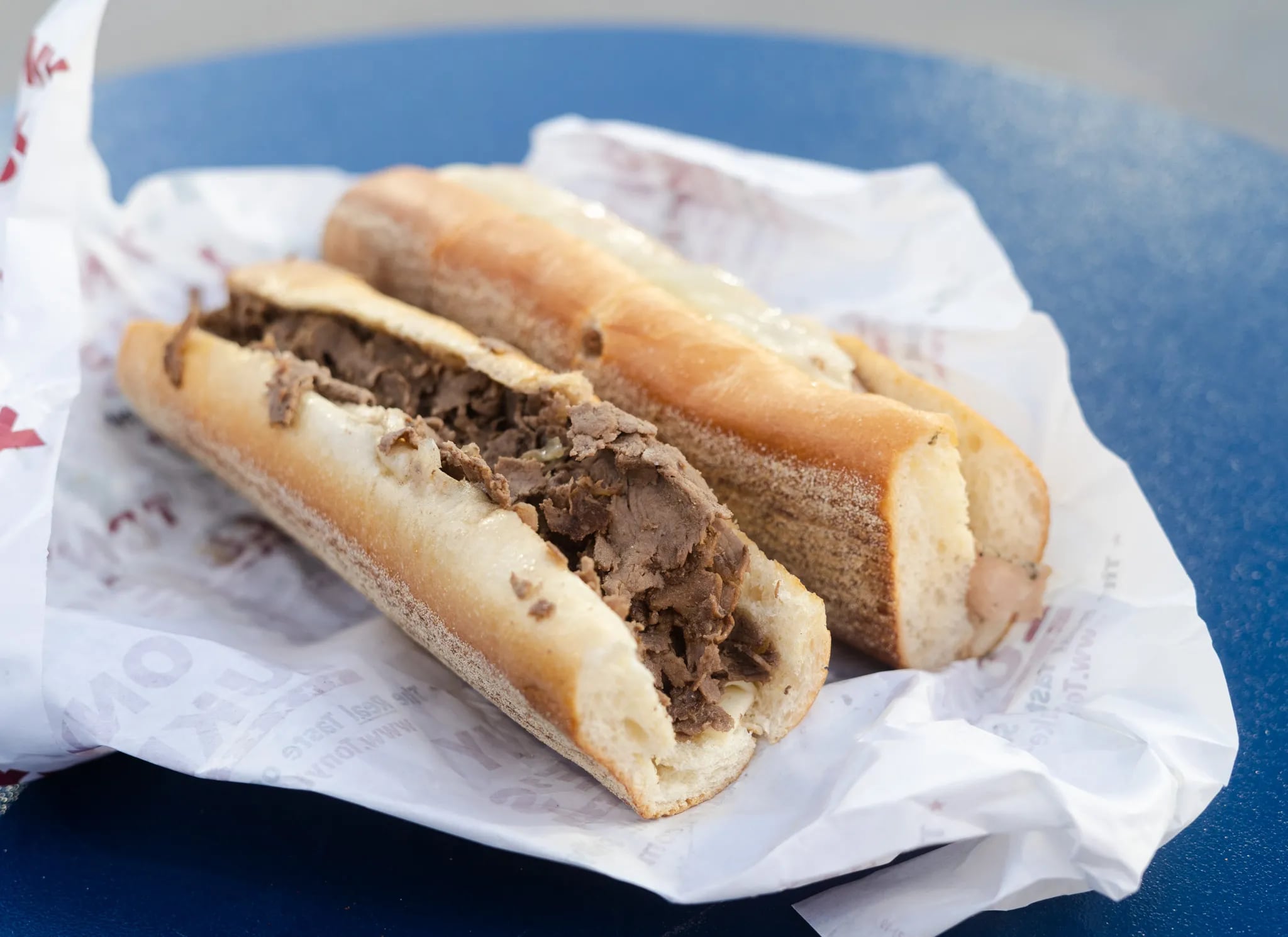 A cheesesteak from Tony Luke's at Citizens Bank Park.
