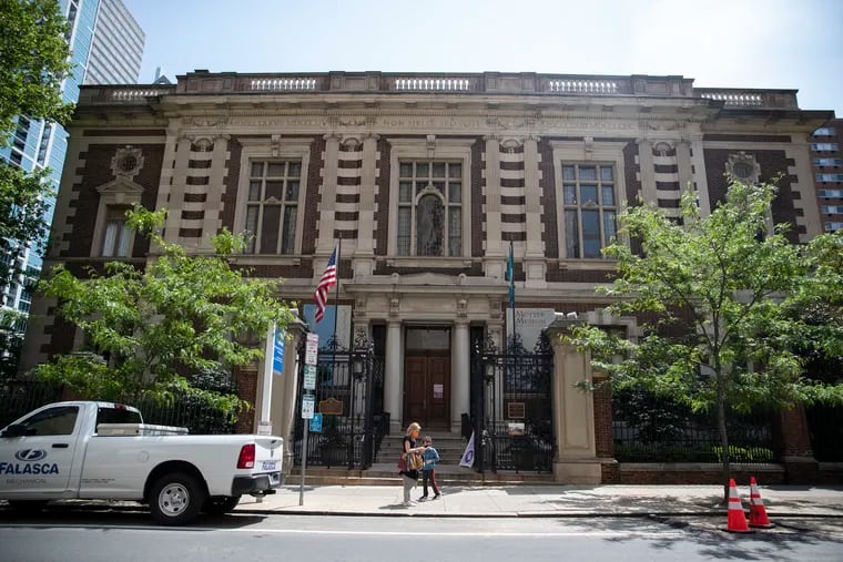 The exterior of the Mütter Museum in Philadelphia in May 2023.