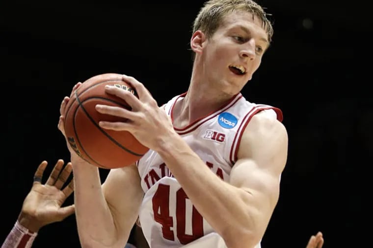 Cody Zeller (40) in a third-round game of the NCAA college basketball tournament, Sunday, March 24, 2013, in Dayton, Ohio. (Al Behrman/AP file)