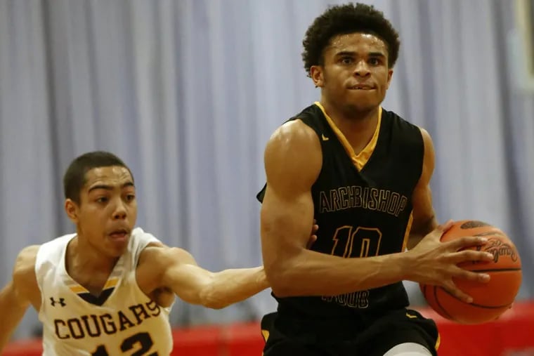 Archbishop Wood senior Tyree Pickron became the school’s all-time leading scorer on Friday.