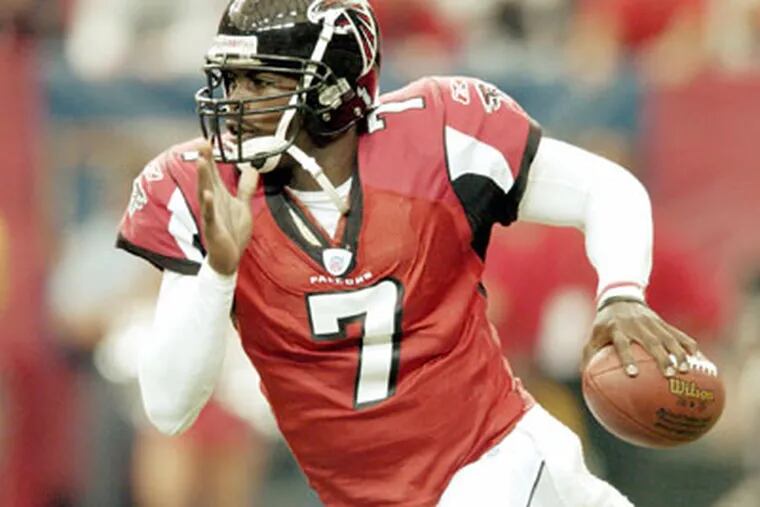 Michael Vick will be introduced as an Eagle at the NovaCare Complex at 11 a.m.  (File Photo)