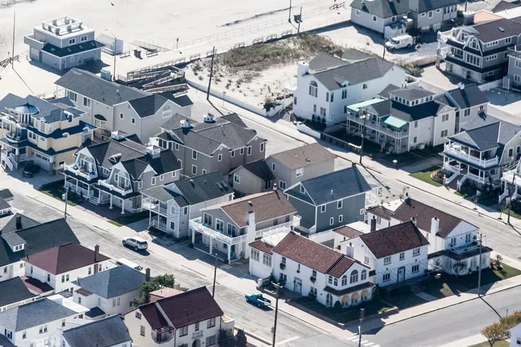 Homes in Ocean City.