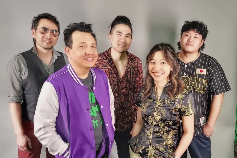 Joseph Kim of Beau Frères, John Faye, Judah Kim, Alyssa Garcia, and Dave Kim of Moonroof will perform as part of an "Asian American Pie" showcase of Philly-area acts at the World Cafe Live that organizers Faye and Judah Kim timed to Asian American and Pacific Islander Heritage Month.