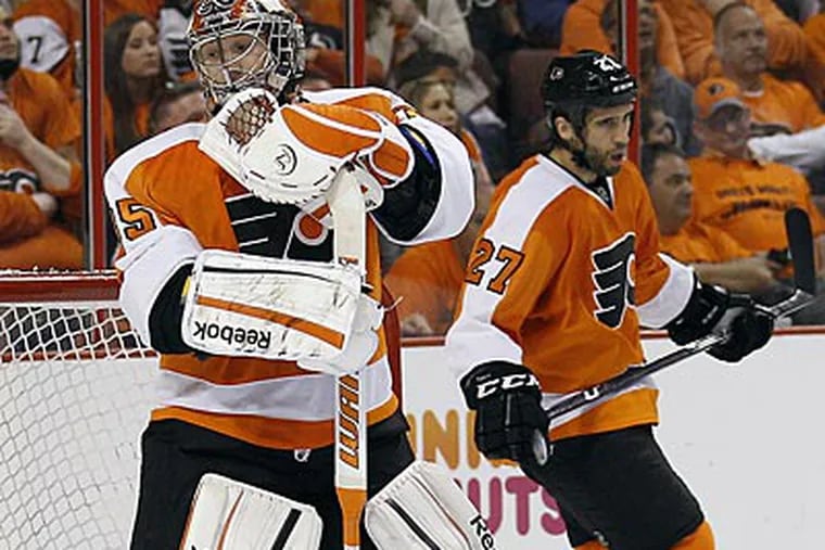 The Flyers allowed 10 goals against the Penguins in Game 4 on Wednesday. (Yong Kim/Staff Photographer)