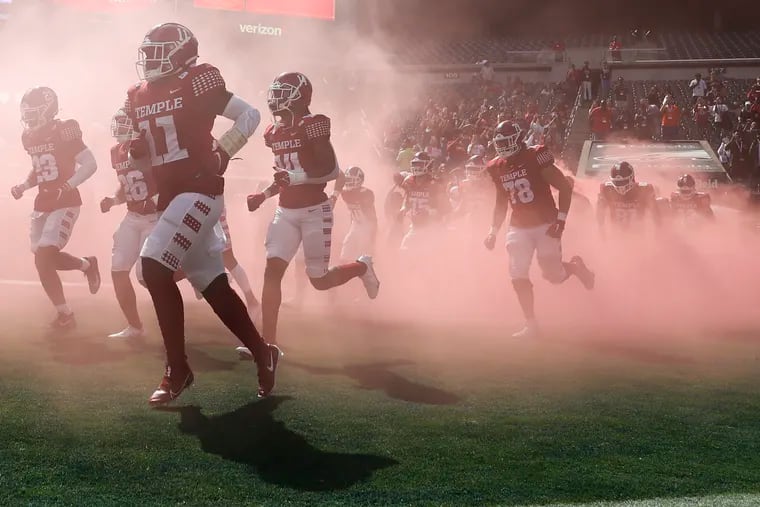 Temple will head out of the tunnel at Lincoln Financial Field on Sept. 2 in a game against Akron.