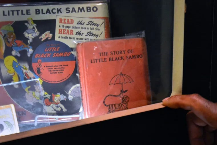 An original edition of “The Story of Little Black Sambo” on display at the African American Heritage Museum of Southern New Jersey.