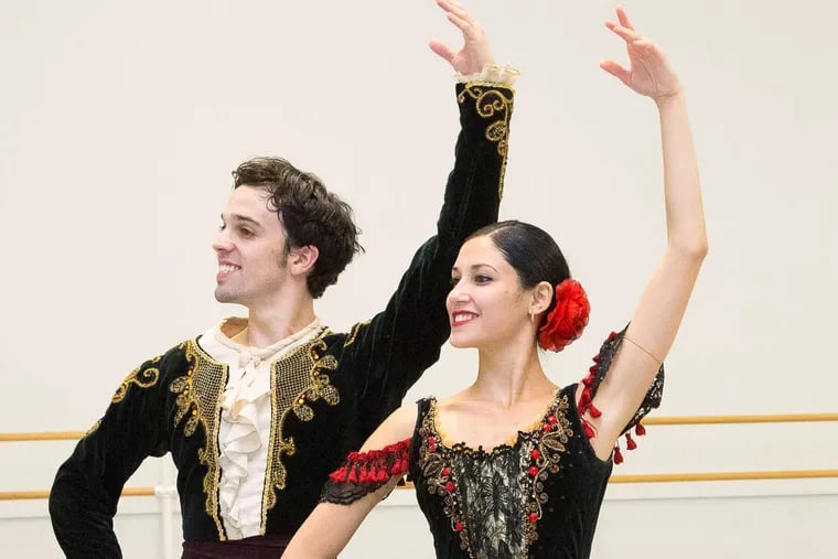 Etienne D&#0237;az and Mayara Pi&#0241;eiro in the Pennsylvania Ballet's production of &quot;Don Quixote.&quot; Artistic director &#0193;ngel Corella, born in Madrid, says, &quot;It needs to feel like Spain.&quot;