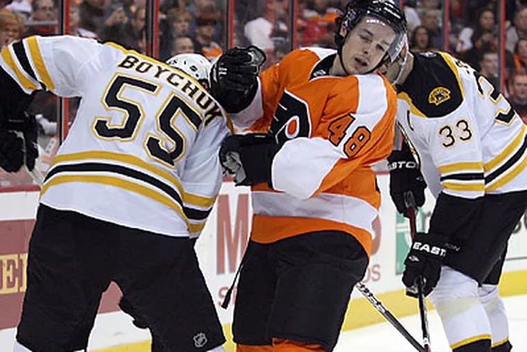 The Flyers have been in first place in the Eastern Conference for nearly three months. (Yong Kim/Staff Photographer)