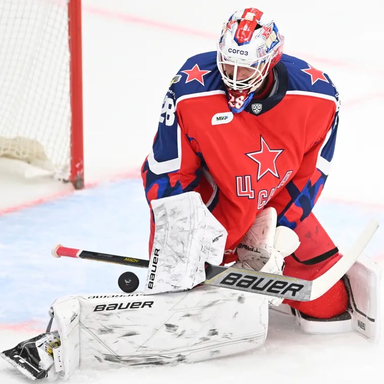 Ivan Fedotov posted a .914 save percentage in 44 games with CSKA Moscow this season.