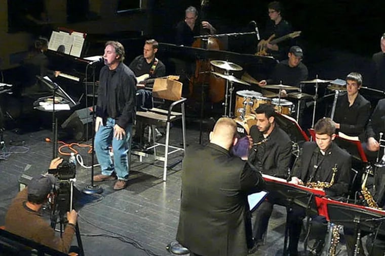 The Jost Project and UArts' Big Band, led by Matt Gallagher perform at the Caplan Recital Hall.