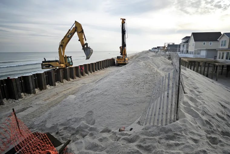 Seawall project nearing completion on Jersey Shore