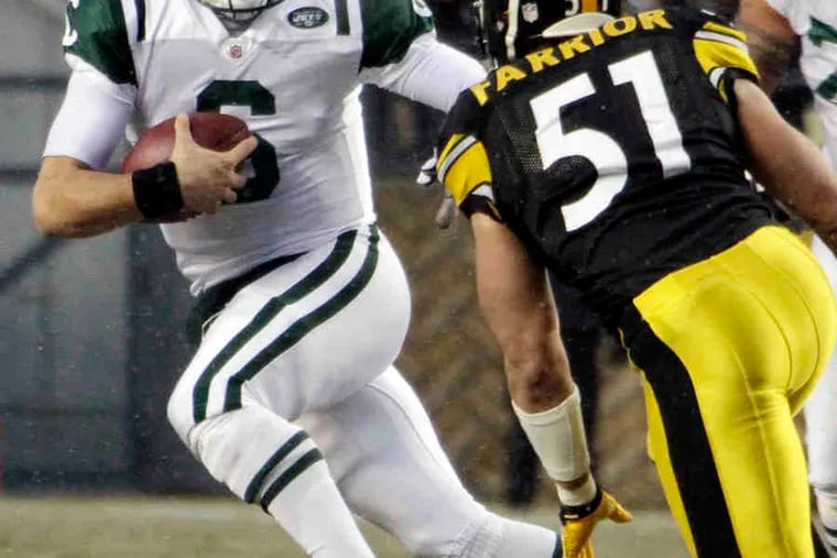 Mark Sanchez has led the Jets to the AFC championship game in each of his first two seasons.