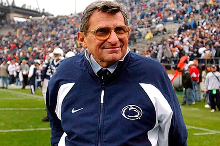 Among many contributions Joe Paterno to Penn State was well over $4 million to help build a library. (Carolyn Kaster/AP file photo)