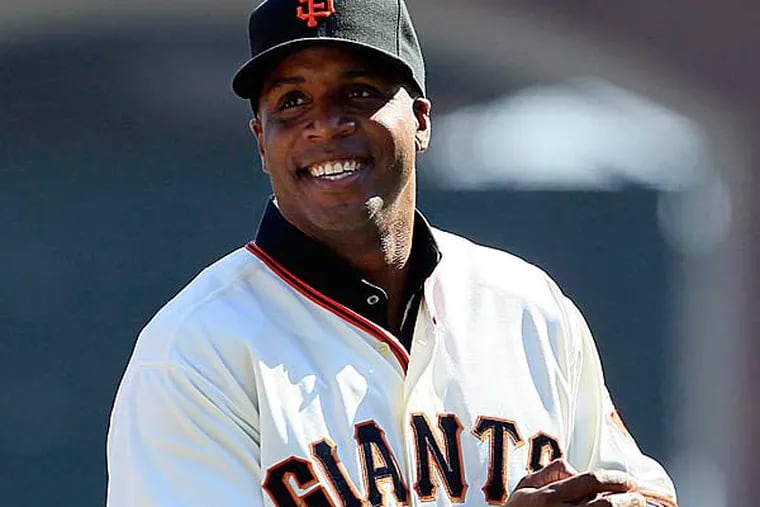 Barry Bonds is on the Hall of Fame ballot for the first time this year. (Jeff Chiu/AP file)