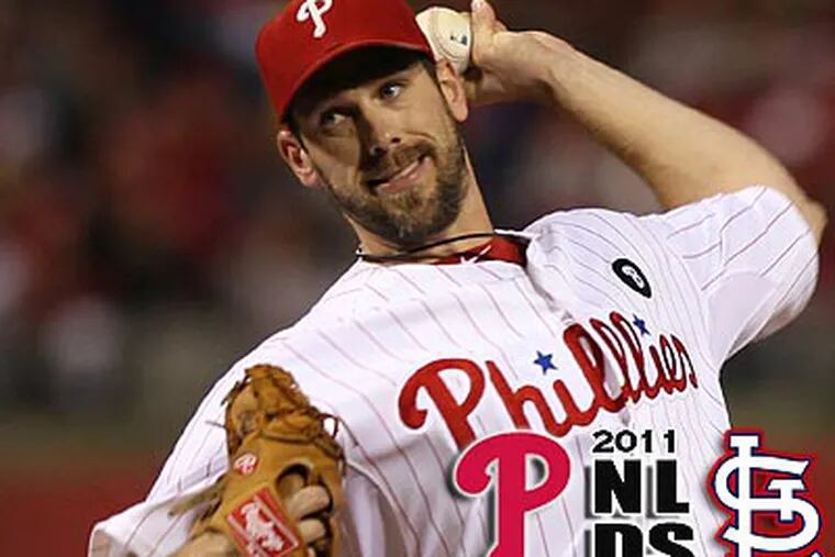 Cliff Lee surrendered a four-run lead in Game 2.  (Yong Kim/Staff Photographer)
