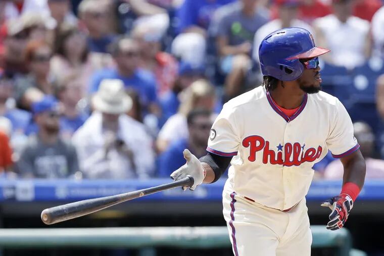 Odubel Herrera will likely return to the Phillies once the roster expands. He was hitting .287 with 36 doubles before heading to the disabled list.