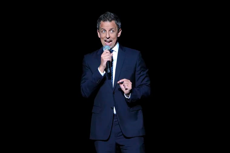 Seth Meyers attends the 12th annual Stand Up For Heroes benefit concert at the Hulu Theater at Madison Square Garden in November.