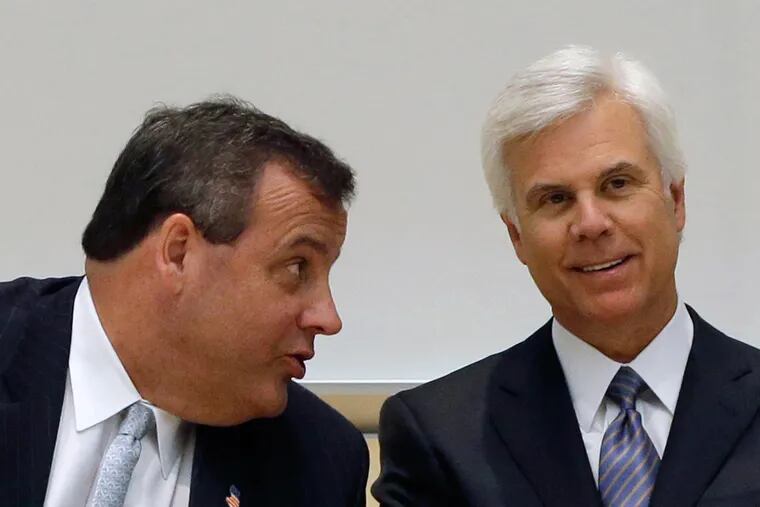 George Norcross (right) is on the board of Holtec, an Evesham nuclear equipment manufacturer due to get $260 million in state tax credits to build a plant in Camden. Norcross' brother Philip, an attorney, represented the Philadelphia 76ers in talks that yielded $82 million in breaks for a practice facility in Camden.