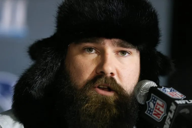 Eagles center Jason Kelce has some interesting family lore, which he mentioned in his podcast.