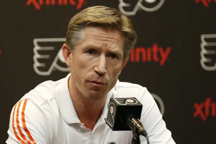 Third-year Flyers’ coach Dave Hakstol will have a lot of moving pieces, and a lot to figure out early in the upcoming season.