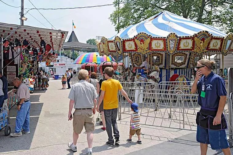 The midway at the Devon Horse Show and Country Fair in May 2010. More than 100,000 attend the event each spring. (Clem Murray/Staff/File)