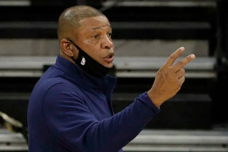 Sixers coach Doc Rivers on the recent spa shootings in the Atlanta area: "So we just have to figure it out in this country that we can’t target people because of the color of their skin or their religious belief."
