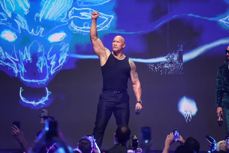 The Rock arrives late to WWE World, trolls crowd by blaming Jalen Hurts and Eagles